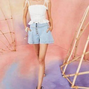 *NEW* Ulla Johnson denim Kase shorts